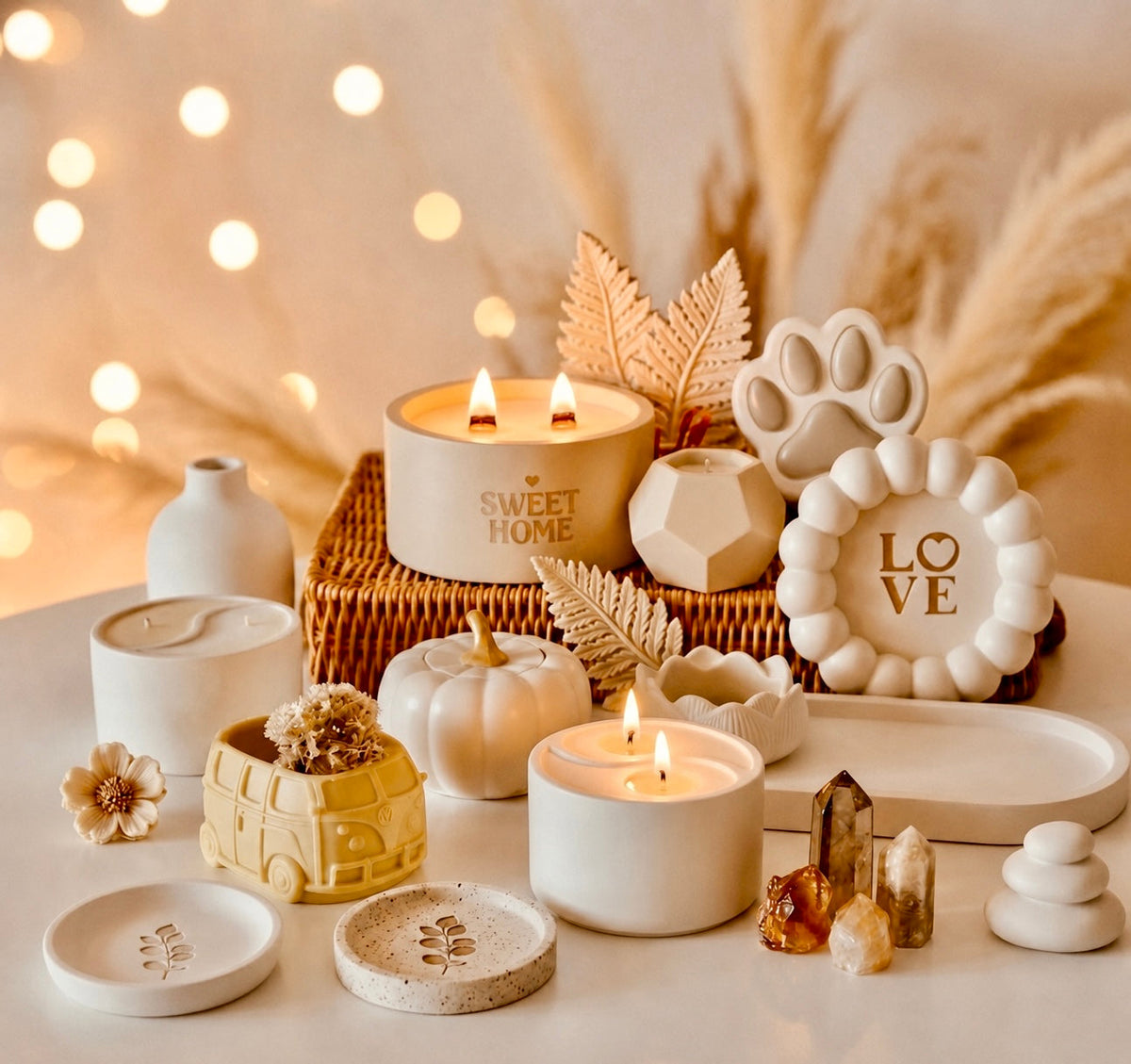 ❥ Deco Home | Velas envase resina ecológica | Recambios