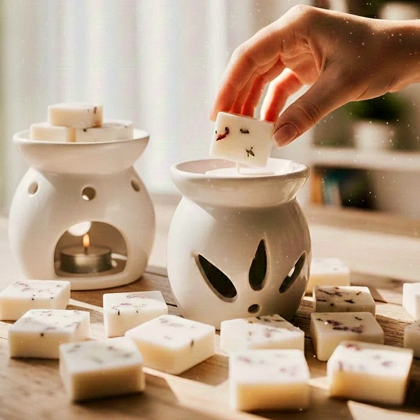 ❥ Wax melts | Velas de té | Velas decorativas (figuras) | Madera de palo santo