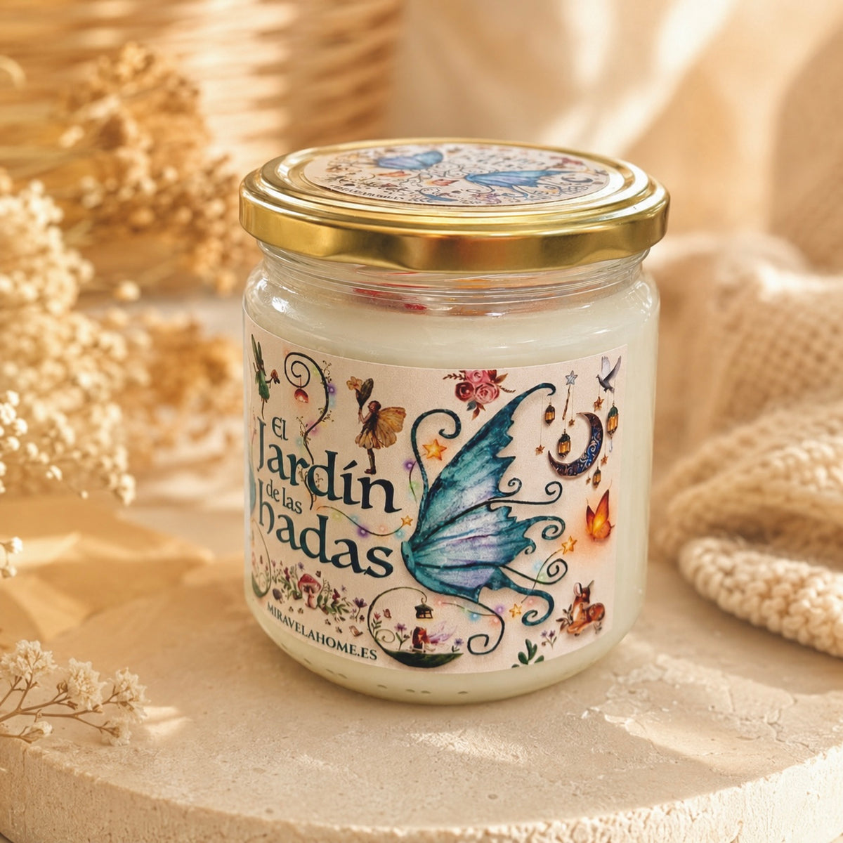 ❥ Vela "El jardín de las hadas" 🧚‍♀️