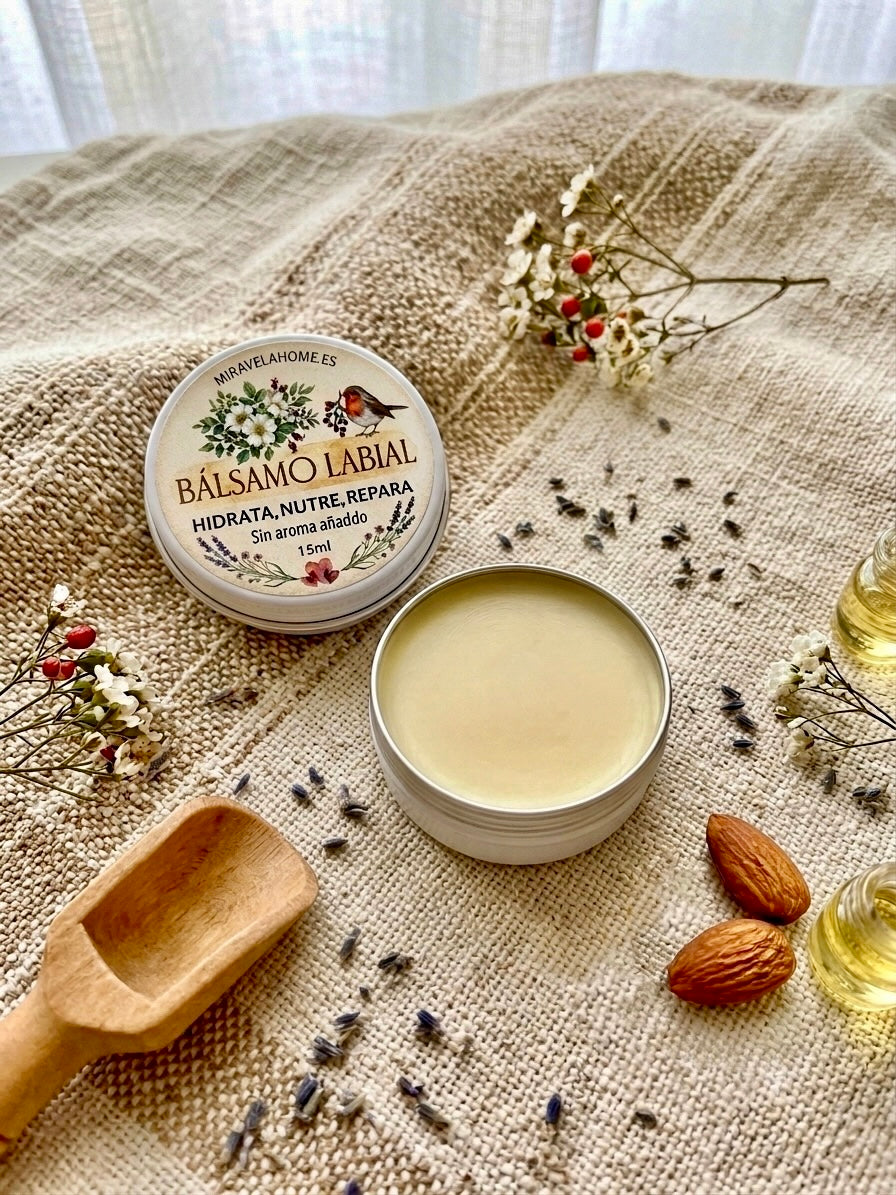 ❥ Bálsamo labial natural 🌱 (hidrata, nutre y repara)