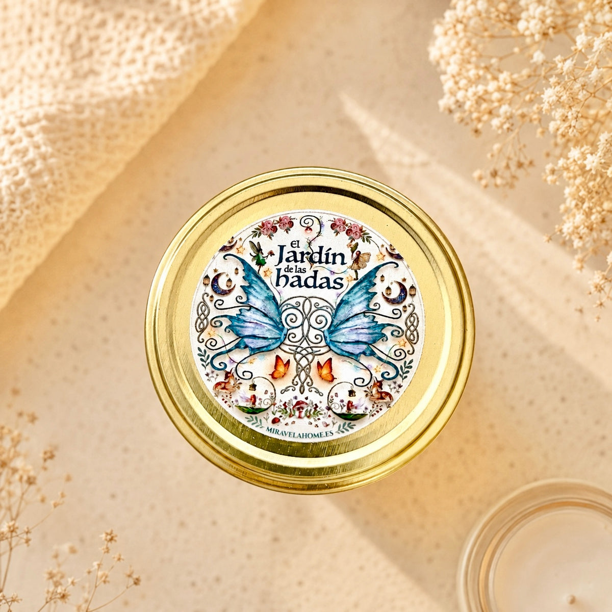 ❥ Vela "El jardín de las hadas" 🧚‍♀️