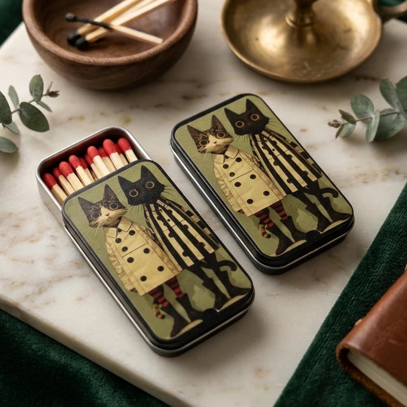 ❥ Caja de cerillas vintage