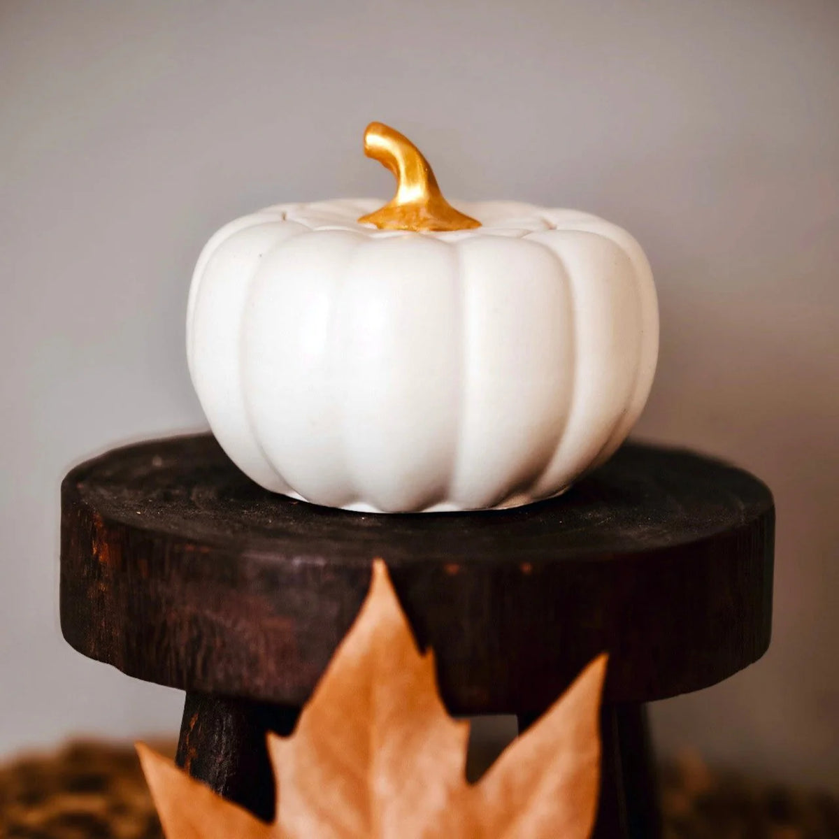 ❥ Vela de soja Calabaza Artesanal – Edición Otoño, aroma crema de calabaza 🎃  | Edición limitada