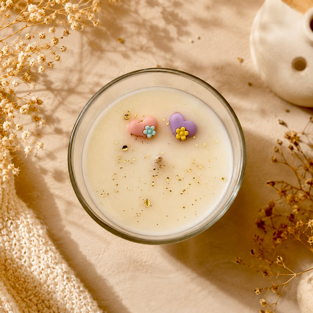 ❥ Vela en vaso reciclado - Aroma piña colada 🍍🍸