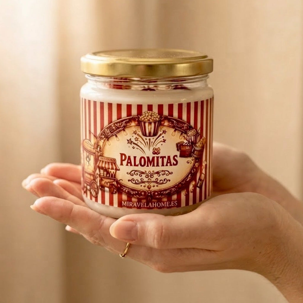 ❥ Vela aroma "Palomitas de maíz" 🍿
