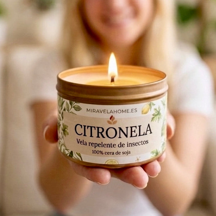 ❥ Vela de Citronela 🌱 (Repelente de insectos)
