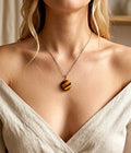❥ Colgante cristal Ojo de tigre / (Energía, protección, concentración)