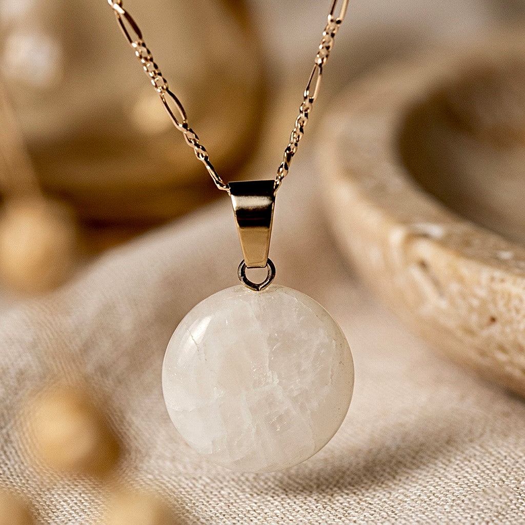 ❥ Colgante cristal Cuarzo blanco  / (Purificación y limpieza de energías)