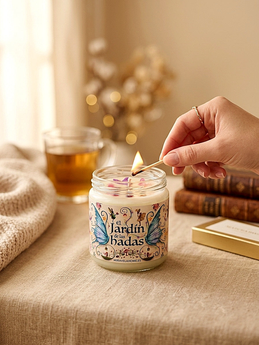 ❥ Vela "El jardín de las hadas" 🧚‍♀️