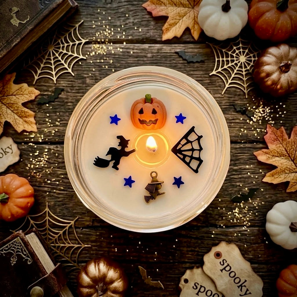 ❥ Vela "It's Spooky Seasons" (aroma manzana y canela)