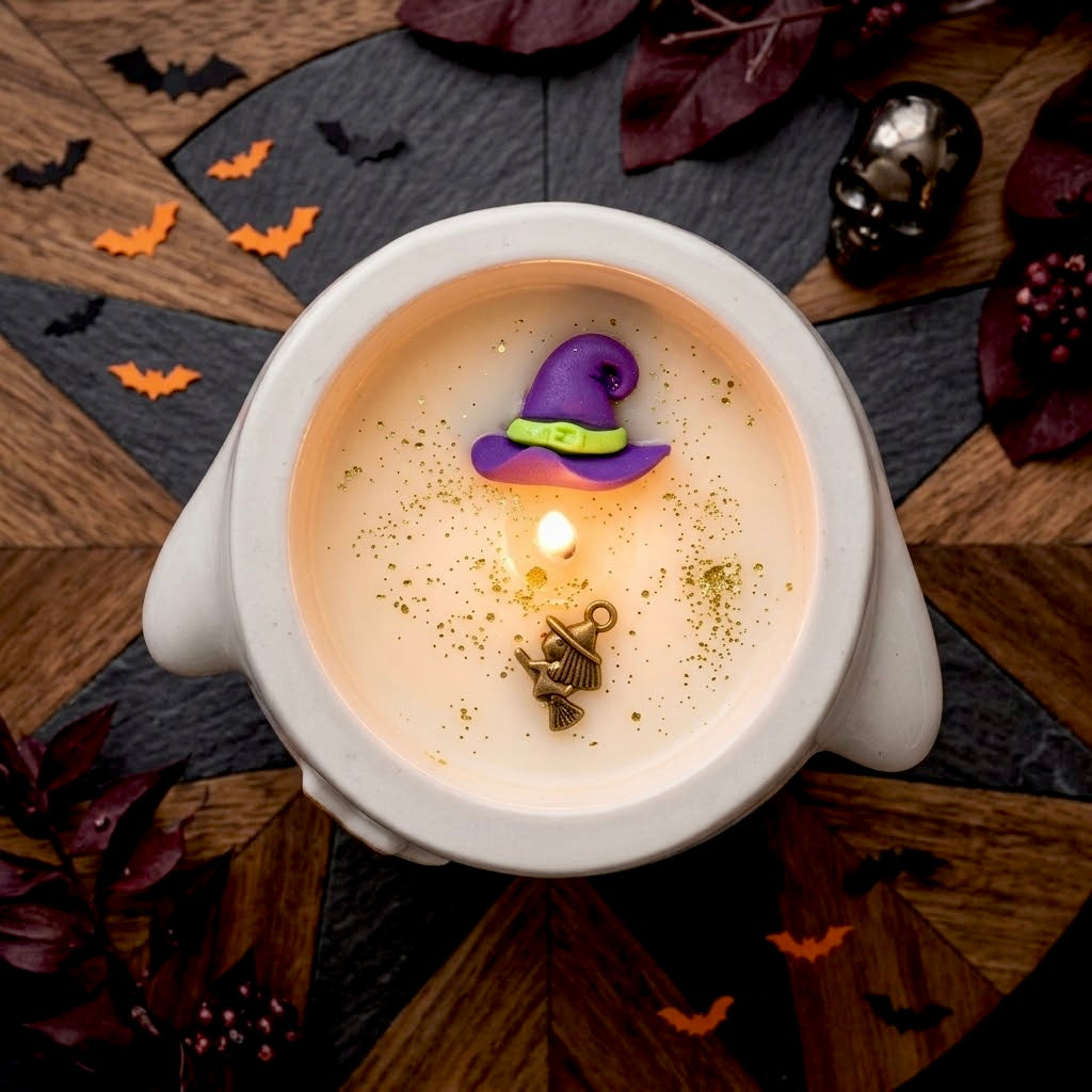❥ Vela de Soja «Brujita» · Aroma Marshmallow · Edición Limitada