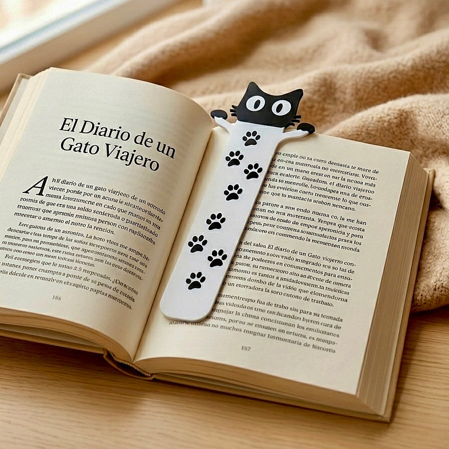 ❥ Marcapáginas "Gatito Curioso"