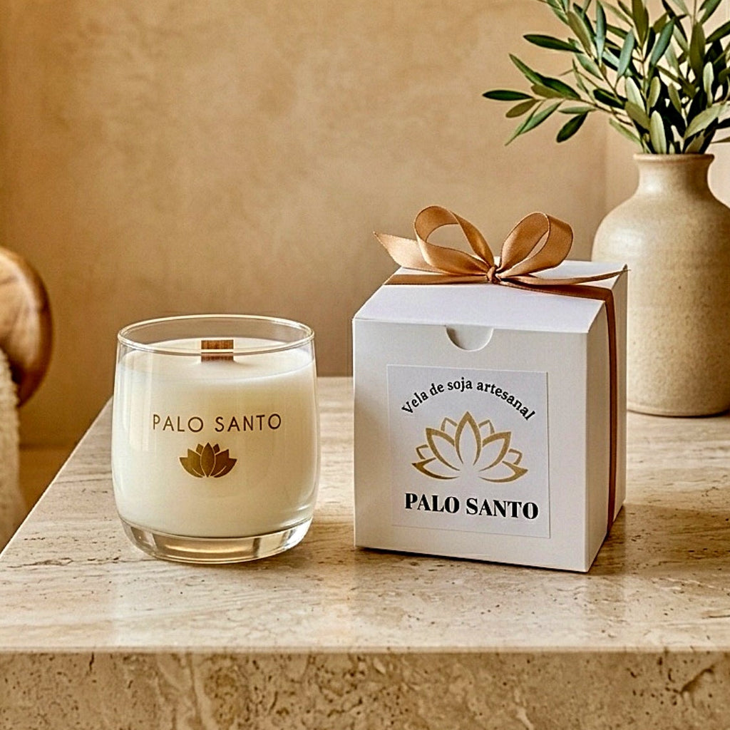 ❥ Vela aroma a Palo Santo ✨