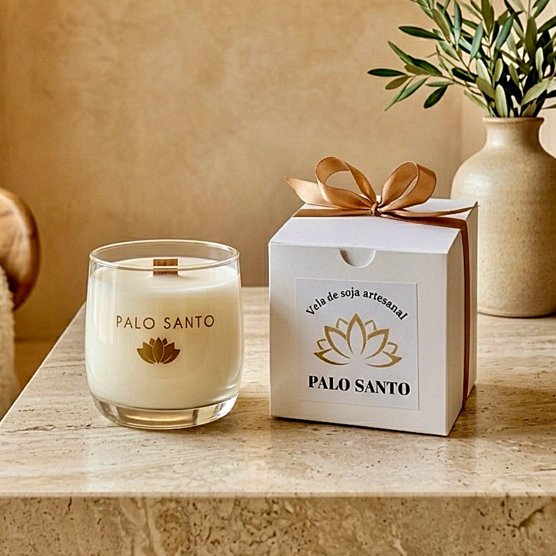 ❥ Vela aroma a Palo Santo ✨