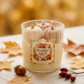 ❥ Vela aroma Pumpkin Spice en vaso (nuevo) con calabazas | Edición limitada.