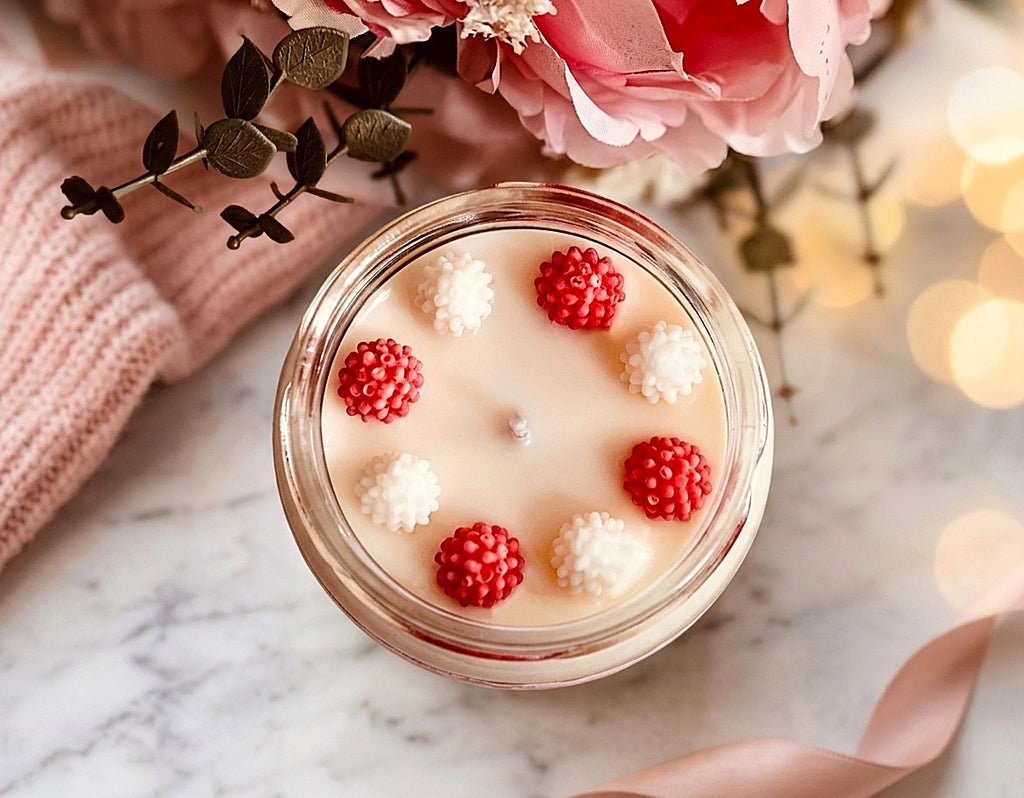 ❥ Vela "Slow life" aroma a fresas y nata 🍓🍰