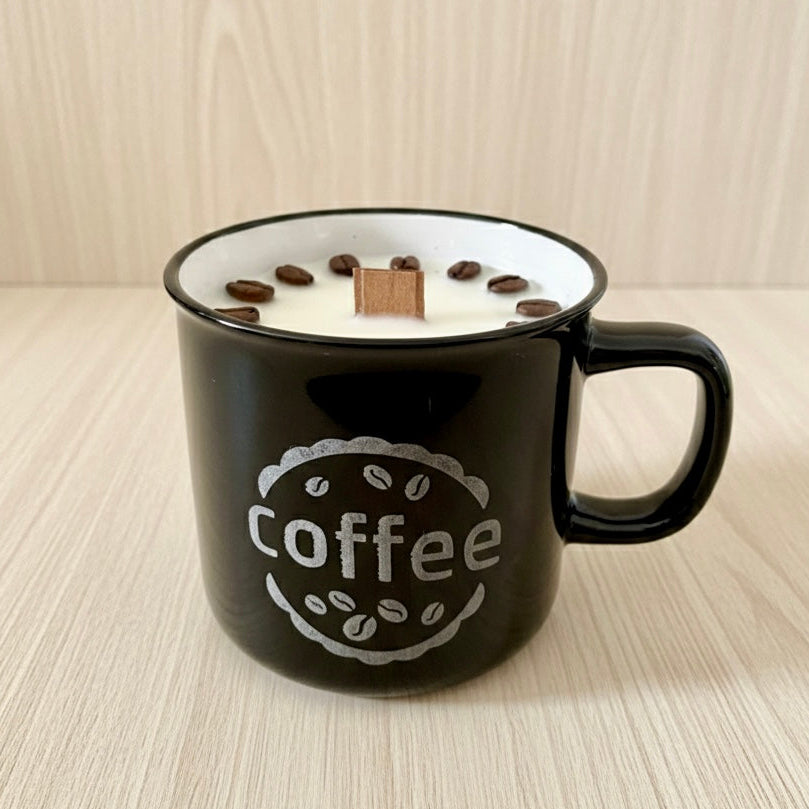 ❥ Vela café en taza (Apta para microondas y lavavajillas) ☕️ RESTO FIN COLECCIÓN