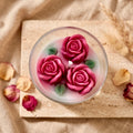 ❥ Vela Artesanal con aroma floral (OFERTA FIN DE TEMPORADA)