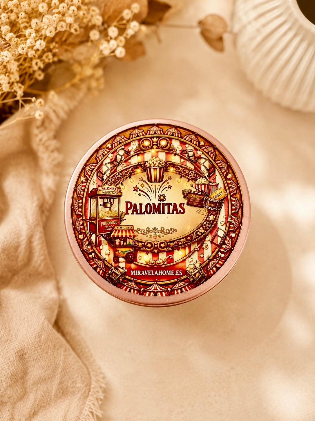❥ Vela aroma "Palomitas de maíz" 🍿