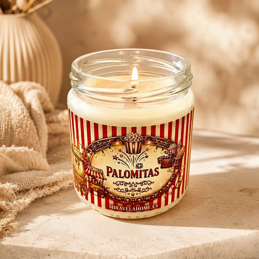 ❥ Vela aroma "Palomitas de maíz" 🍿