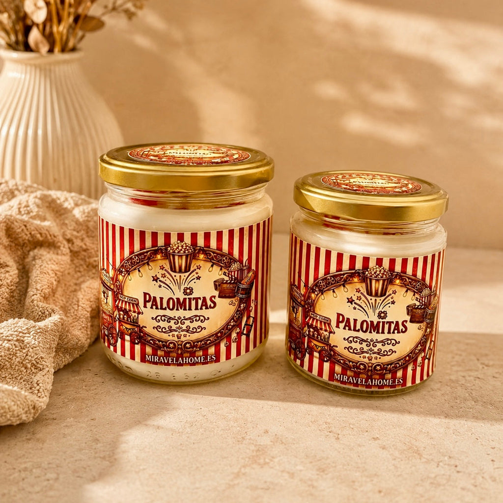 ❥ Vela aroma "Palomitas de maíz" 🍿