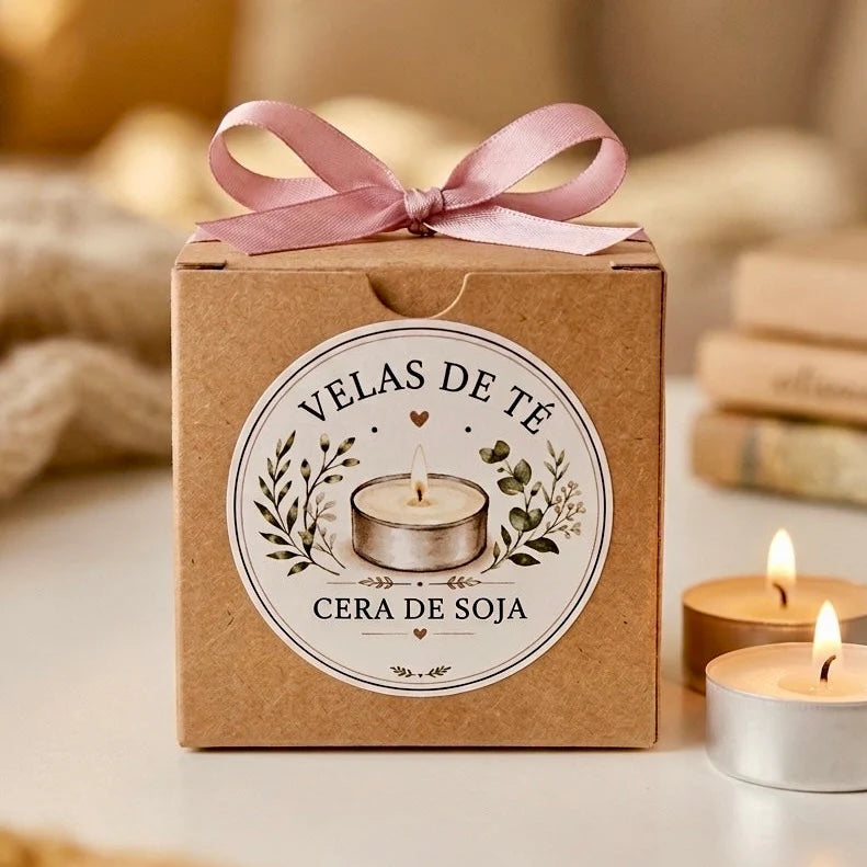 ❥ Velas de té, sin aroma 🕯🌱